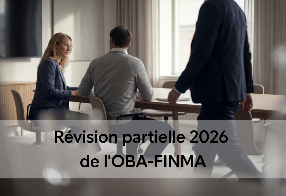 Révision partielle 2026 de l'OBA-FINMA